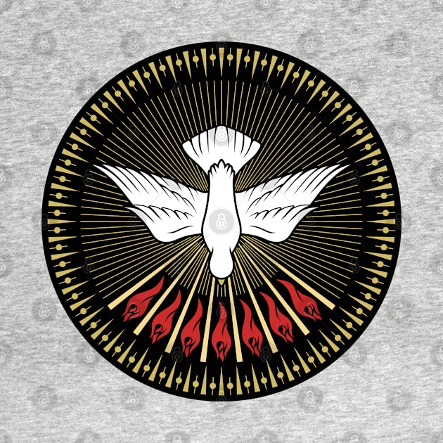 The image of a dove - a symbol of the Holy Spirit of God by Reformer